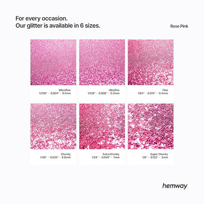 Hemway Polyurethane & Epoxy Resin Glitter 100g / 3.5oz Metallic Crystal Flake - Image 3