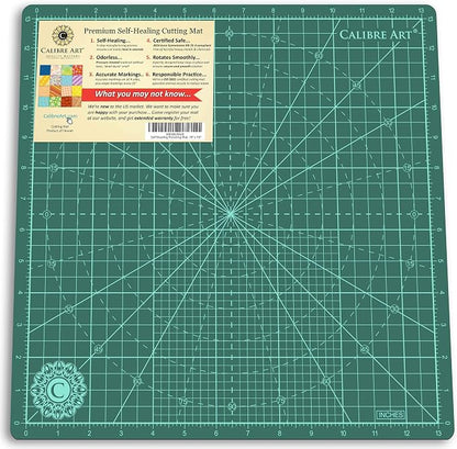 Rotating Self Healing Cutting Mat 14x14 by Calibre+Art