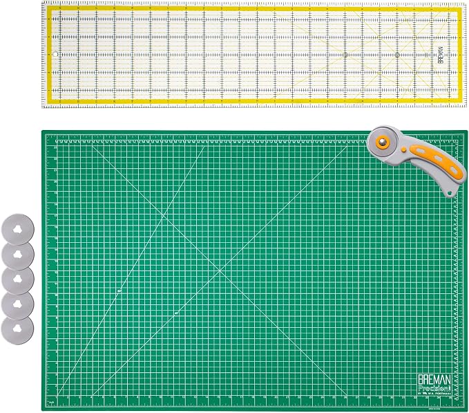 WA Portman Self Healing Cutting Mat & Rotary Cutter Set – 45mm Rotary Cutter by WAPortman