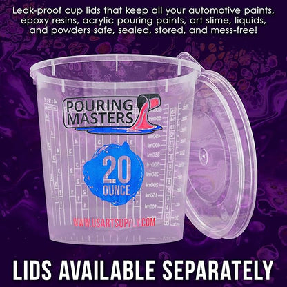 Pouring Masters 20 Ounce Graduated Plastic Mixing Cups - Image 5