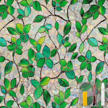 Window Privacy Film Stain Glass Window Film Rainbow Window Film Window clings by Countewolwindowfilm