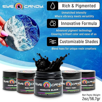 Eye Candy Black Resin Pigment Paste Kokuyo Black | Highly Pigmented, Ultra-Fine - Image 2