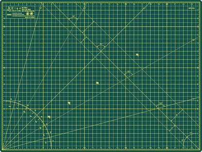 Elan Cutting Mat A2 Green, Self Healing Cutting Mat 18x24 Inch, 5-Ply Craft - Image 2