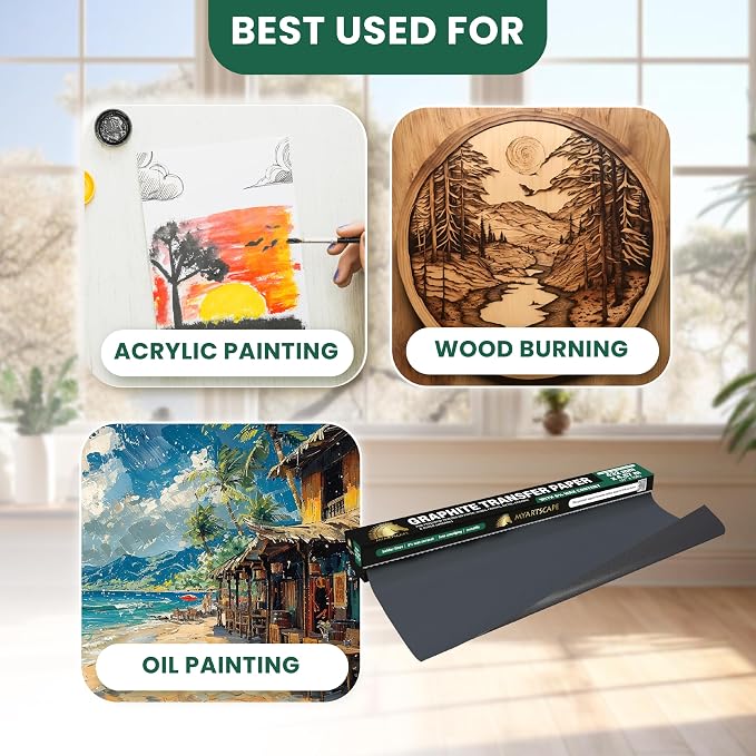 MyArtscape Graphite Transfer Paper Roll - Image 4