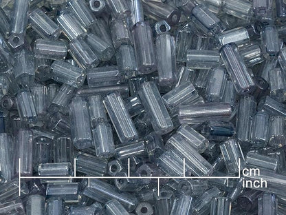 2.1oz Mix of Unique Czech Bohemia Glass Pressed Beads, Matte and Glossy - Image 7