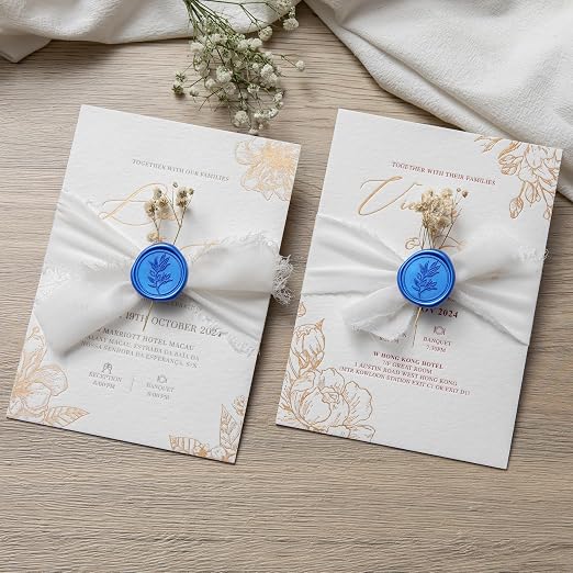 PONATIA Eucalyptus Wedding Invitation Envelope Seal Stickers, Christmas Cards - Image 6