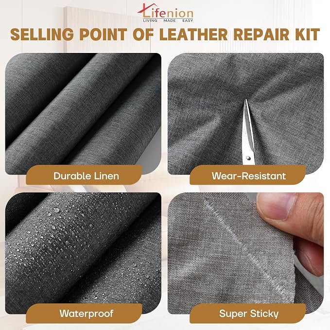 Fabric Repair Patches, Linen Self-Adhesive Fabric Repair Tape, Strong Sticky - Image 3