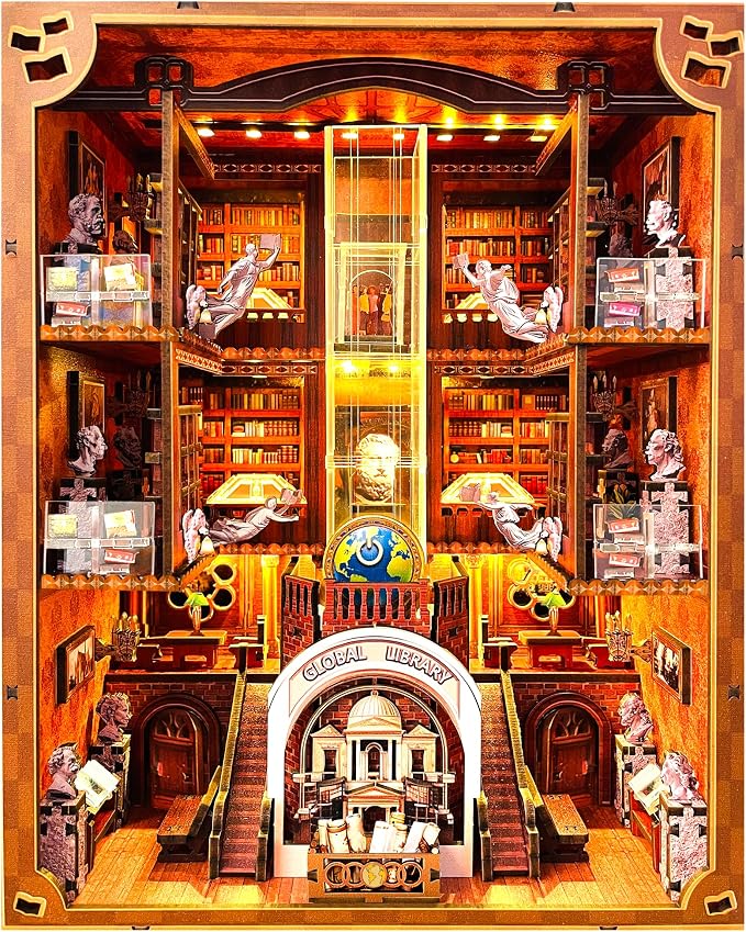 Book Nook Kit, Global Library Booknook by Unknown