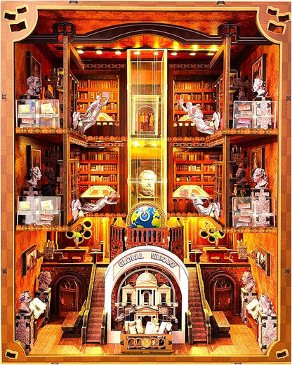 Book Nook Kit, Global Library Booknook by Unknown