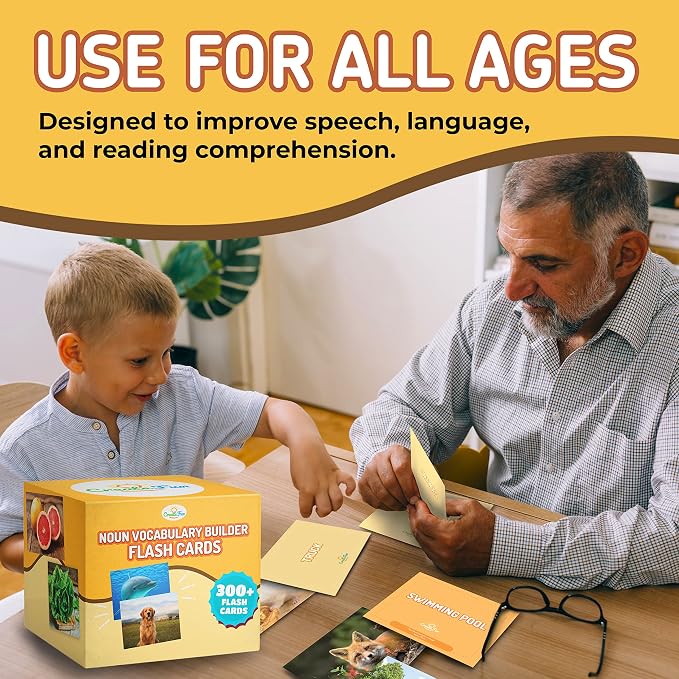 300 Noun Vocabulary Builder Flash Cards, Photo Cards - Image 5