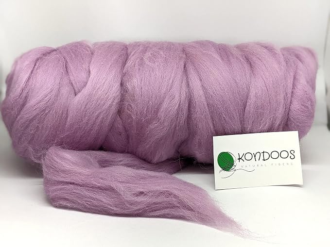 Kondoos Colored Natural Wool roving, 1 lb. Best Wool - Image 5