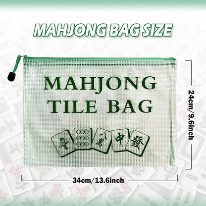 2Pack Mahjong Tile Bag, Case for American Mah Jong Set, Mahjong Gifts - Image 3
