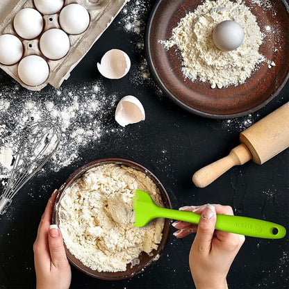 Silicone Spatula 3-piece Set, Ergonomic Handle High Heat-Resistant Spatulas - Image 5