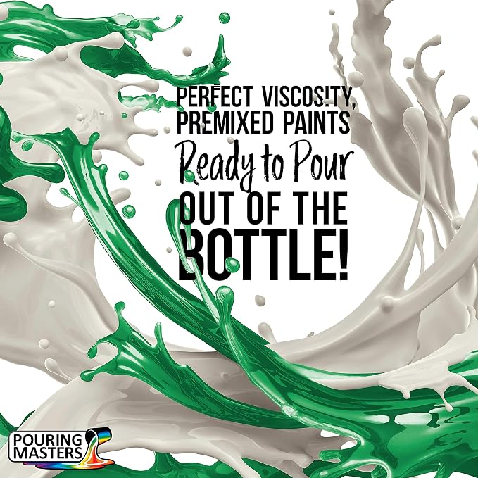 POURING MASTERS Shamrock Green Acrylic Ready to Pour Pouring Paint - Image 2