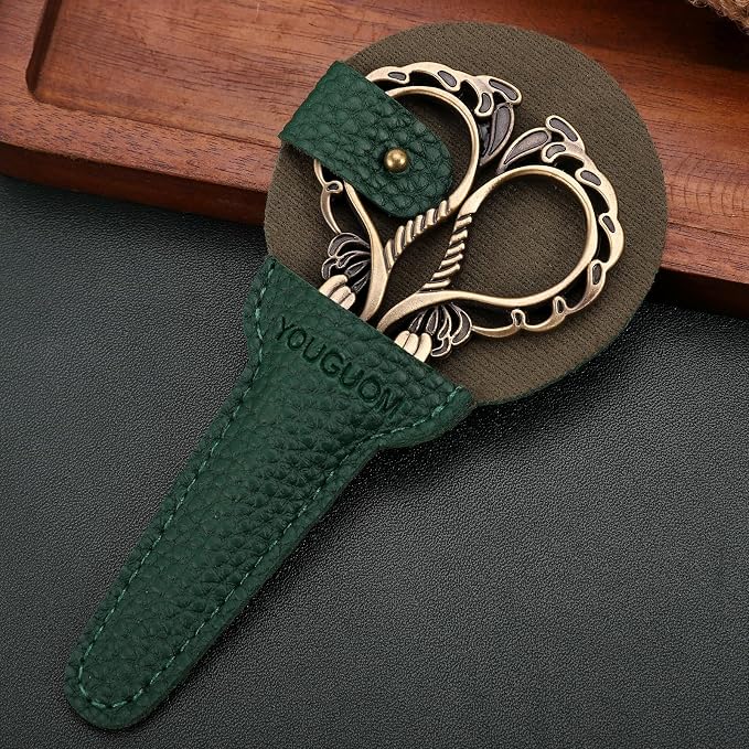 Sharp Detail Scissors with Case Embroidery Crafting Sewing Scissor - Image 4