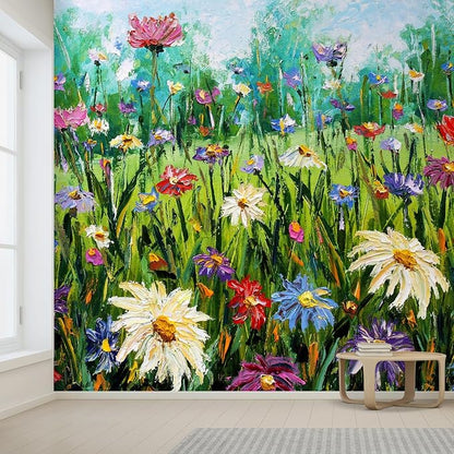 wall26 Wall Sticker/Wall Mural Wildflower Abstract, Not Peel and Stick - Image 2