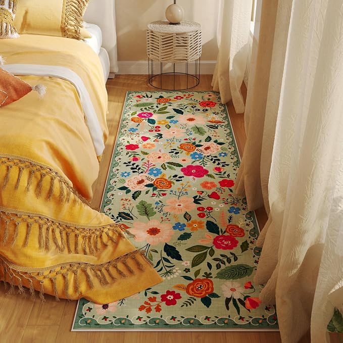 Rugcomf Runner Rug for Hallways Kitchen Rug Non Slip 2'x 6' Washable Rugs - Image 5