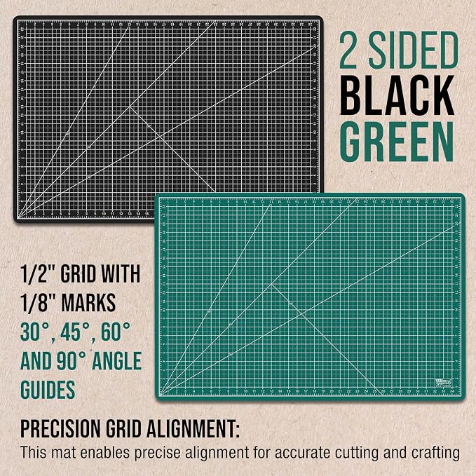 U.S. Art Supply 24" x 36" Self-Healing Cutting Mat 5-Ply - Image 3