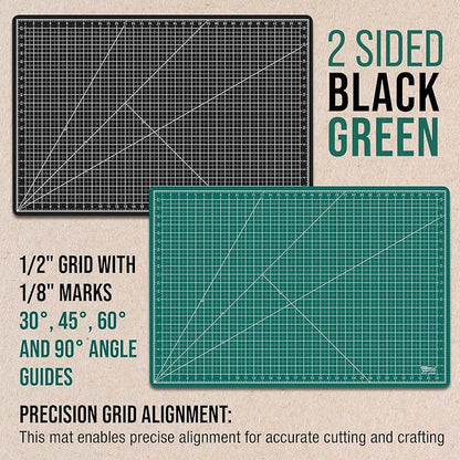 U.S. Art Supply 24" x 36" Self-Healing Cutting Mat 5-Ply - Image 3