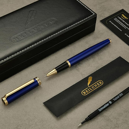 BEILUNER Blue Personalized Pen, Stunning Luxury Lacquer - Image 8
