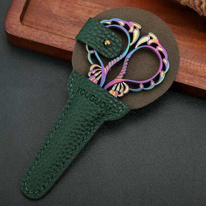 Embroidery Scissors W/Cover Sharp Tip Sewing Crafting Scissor - Image 4