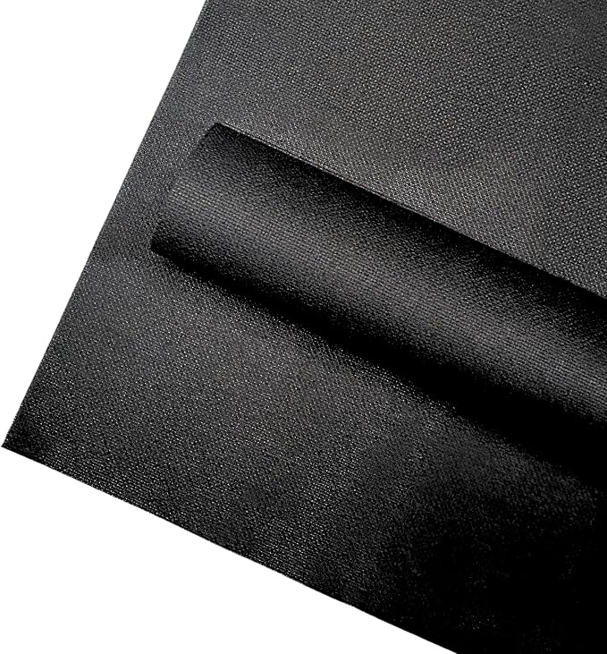 2 Sheets of Black 14 Count Aida Cloth – 18 x 18 Inch Pre-Cut Fabric Squares – by Unknown