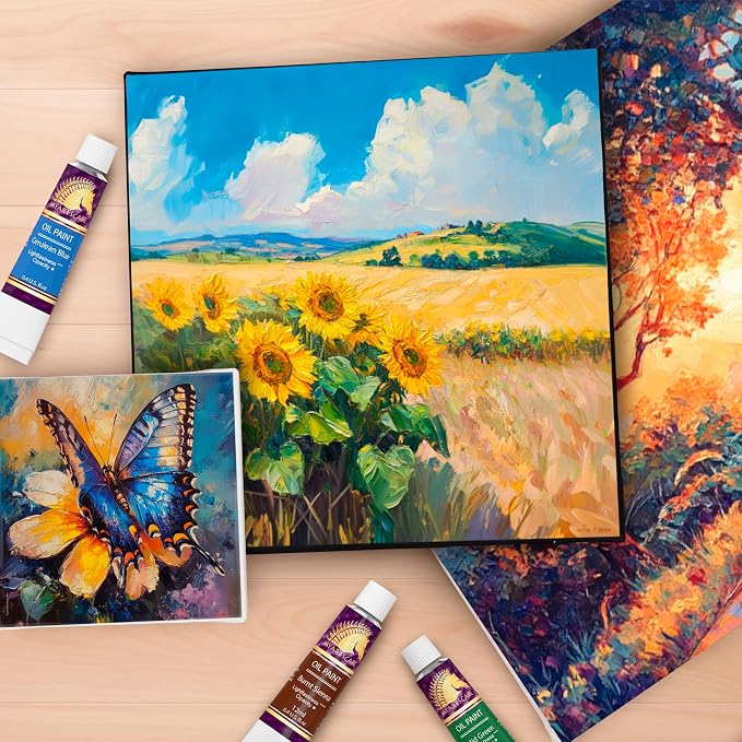 MyArtscape Oil Paint Set - 12ml x 24 Tubes - Lightfast - Heavy Body - Oil-based - Image 8