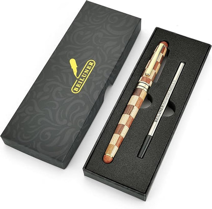 BEILUNER Luxury Wood Ballpoint Pen Writing Set, Chess Style - Image 9