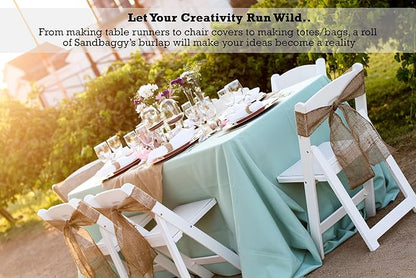 Sandbaggy Burlap Fabric Roll | 40 Inch by 300 ft | Great - Image 6