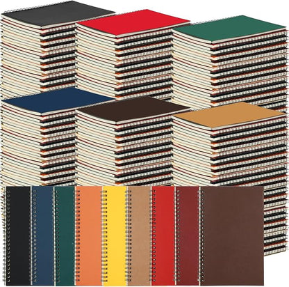 Yahenda Spiral Notebook Bulk A5 College Ruled Journals Notebooks Lined 8.3 x by Yahenda