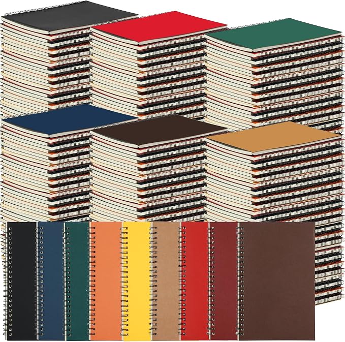 Yahenda Spiral Notebook College Ruled Journals Notebooks Lined 8.3 x 5.5 Inch by Yahenda