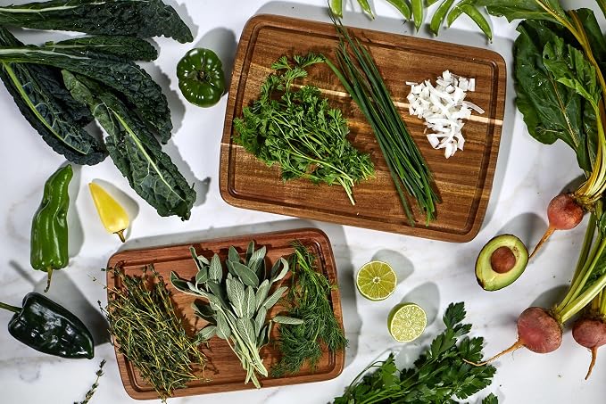Set of 2 Sonder Los Angeles Acacia Wood Cutting Boards - Image 6