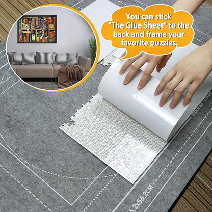 3000PCS - Puzzle Mat Roll Up| Jigsaw Puzzle Mat Roll Up| Roll-Up Save Pad Trays - Image 4