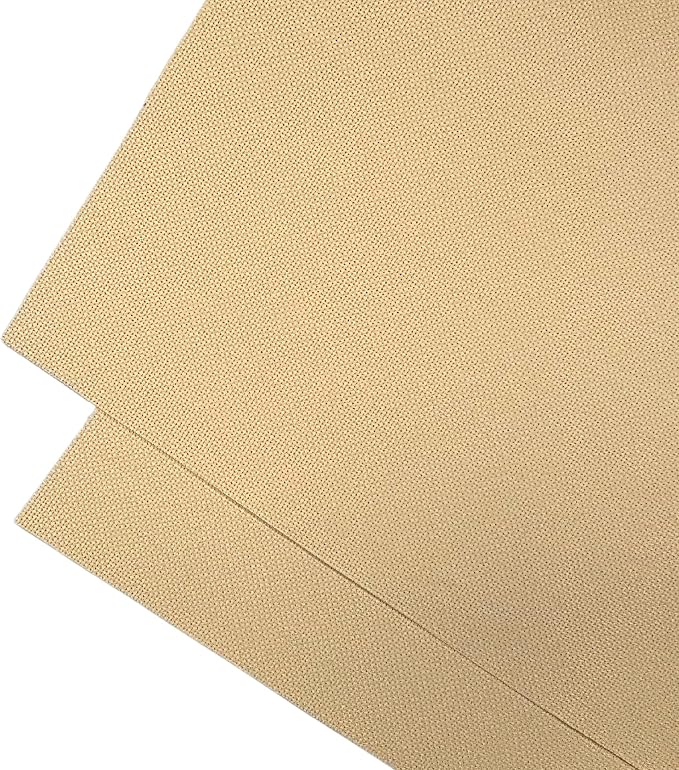 2 Sheets of Wheat 14 Count Aida Cloth – 21 x 21 Inch Pre-Cut Fabric Squares – - Image 5