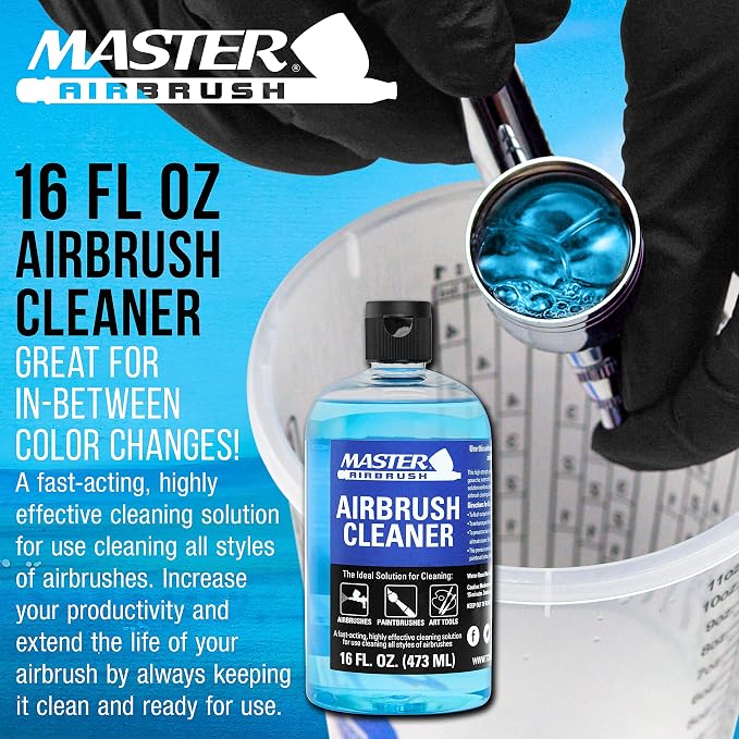 Master Airbrush Cleaner, 16-Ounce Pint Bottle - Image 2