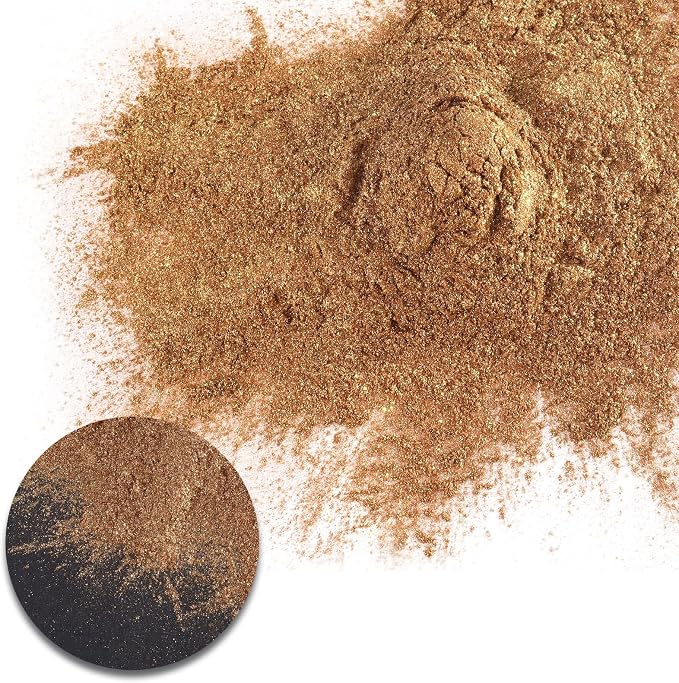 Ceya Chameleon Mica Powder, 1.8oz/ 50g Peach Sunset Chrome Nail Powder - Image 2
