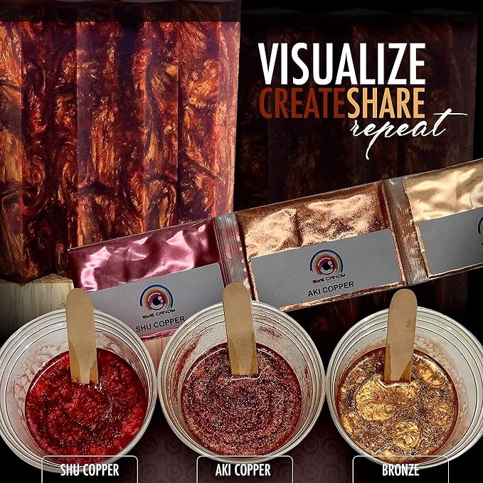 Eye Candy Pigments Premium Copper Mica Powder - Image 4