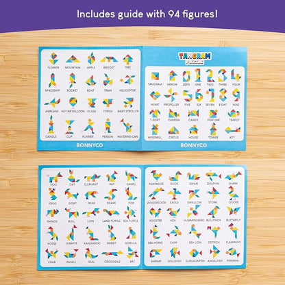Tangram Puzzle Wooden Pack 30 Kids Party Favors - Image 5
