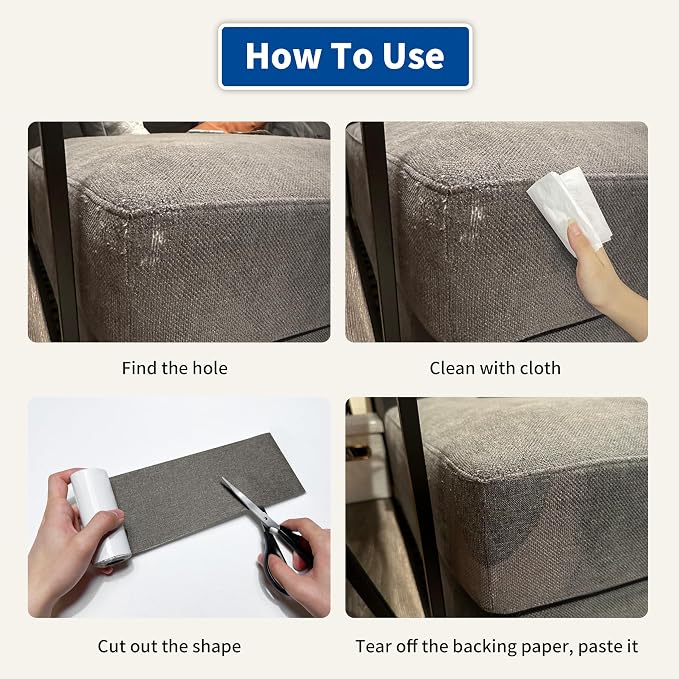 KING MOUNTAIN Linen Repair Patches, Self-Adhesive Linen Fabric Patches - Image 6