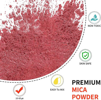 Mica Powder - 100g Mica Powder for Epoxy Resin - Metallic Color Pigment for - Image 2