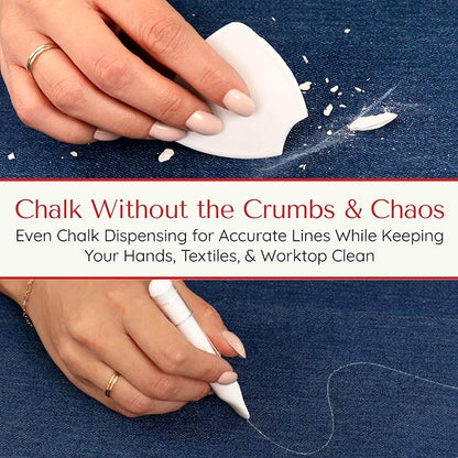 Fabric Markers for Sewing – Ergonomic Tailors Chalk Pen - Image 7