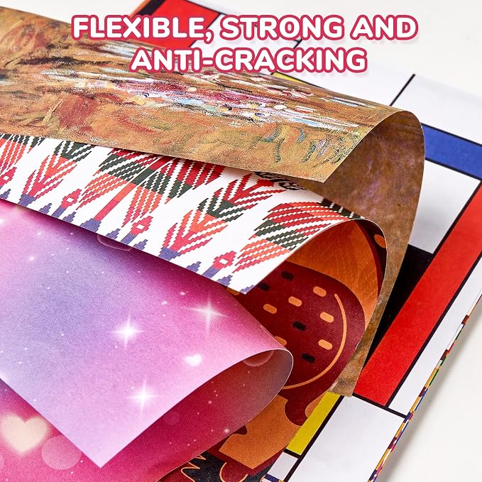 Origami Paper 6x6 Inches, 50 Sheets, Vintage Masterpiece & Impressionist Art - Image 6