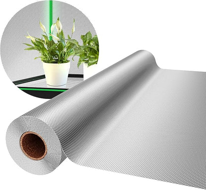 VIVOSUN 6 Mil Mylar Film Roll, 4 ft. x 25 ft. Diamond Film Foil Roll, by VIVOSUN