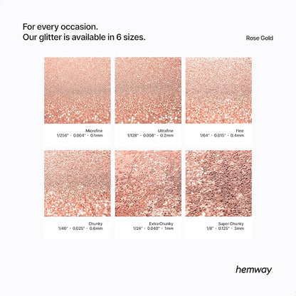 Hemway Polyurethane & Epoxy Resin Glitter 100g / 3.5oz Metallic Crystal Flake - Image 3
