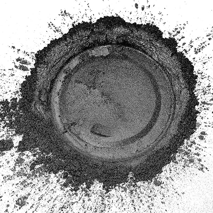 Mysterious Black Mica Powder, Natural Shimmer Mica Powder - Image 2