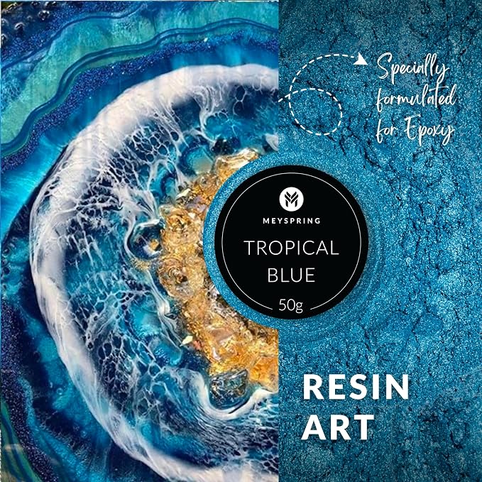 MEYSPRING Tropical Blue Epoxy Resin Color Pigment - Image 3
