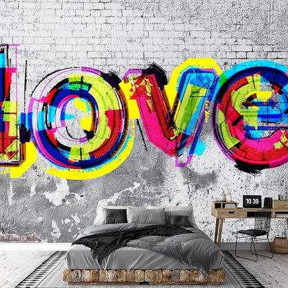 wall26 - Colorful Graffiti - Large Wall Mural, Removable Peel and Stick - Image 3