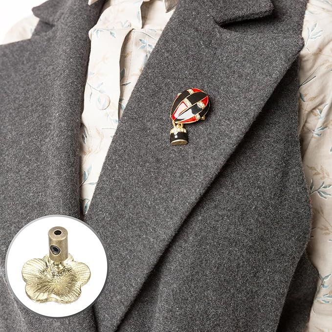 MECCANIXITY 50 Pcs Metal Locking Pin Backs, Locking Pin Keepers Clasps 5mm - Image 7
