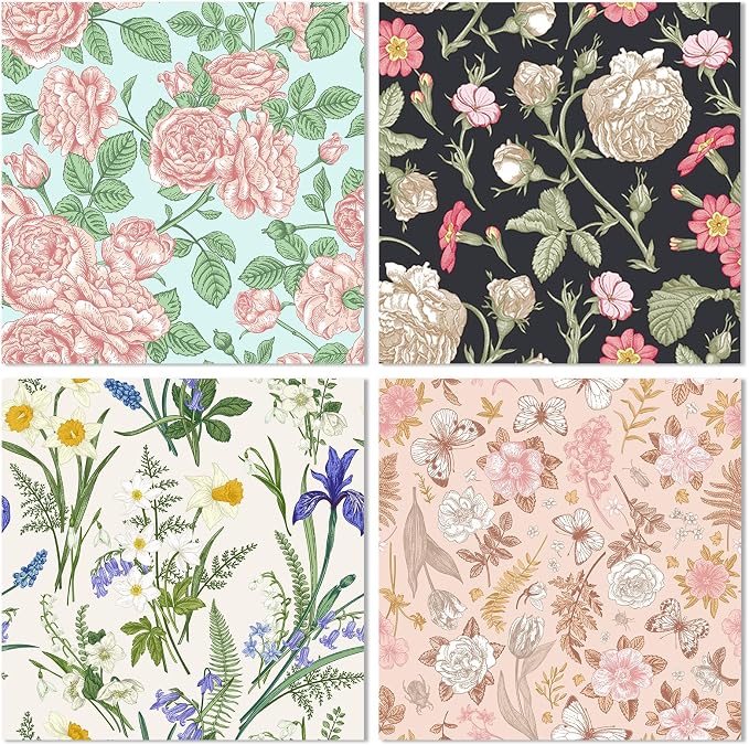 48 Sheets 24 Designs Scrapbook Paper Pad, Scrapbooking DIY Decorative - Image 6