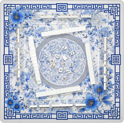 Mahjong Mat for Table 33x33 Inch, Noise-Reducing American Mahjong Mat, Mahjong - Image 6